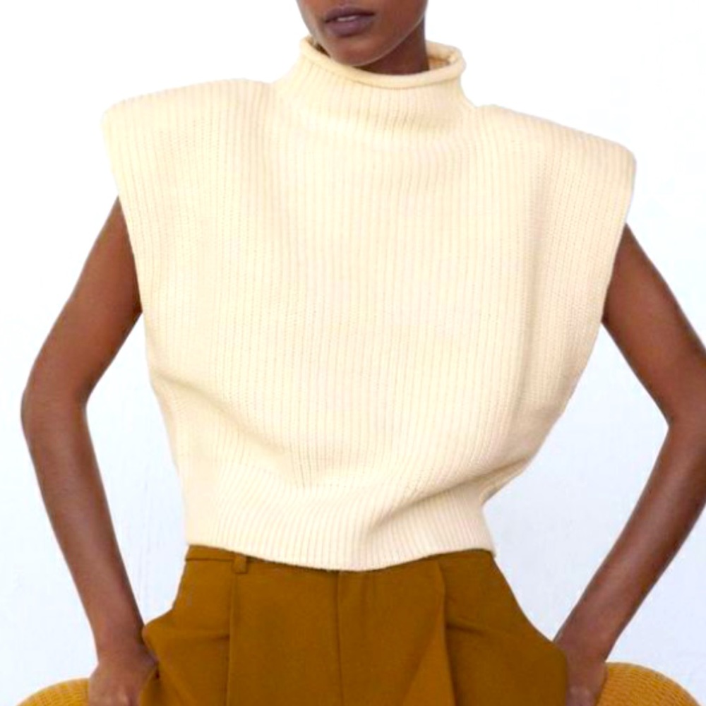 Zara size S cream top